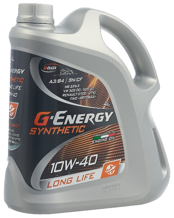 G-Energy Synthetic Long Life 10W-40 4 л масло моторное (G-ENERGY: 253142395)